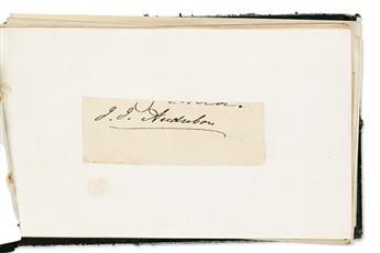 (NATURAL HISTORY.) A family archive containing Audubon photographs and letters.